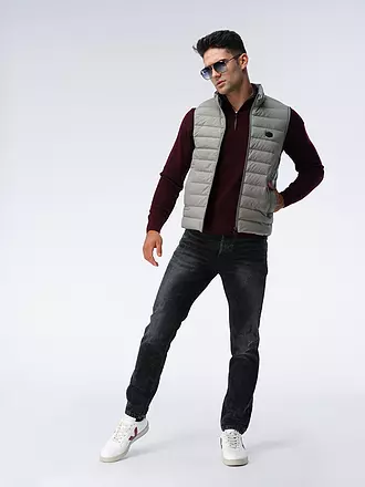 EMPORIO ARMANI | Gilet matelassé en duvet ESSENTIAL | hellgrau